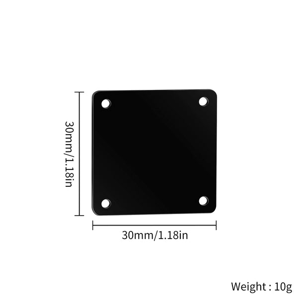 30pcs/Lot Custom Logo Square Tags Personalized Four Holes Clothing Label