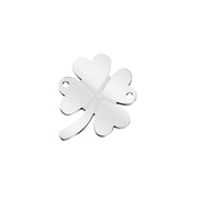 10pcs Stainless Steel Four Leaf Clover Connectors DIY Necklace Charm Blanks