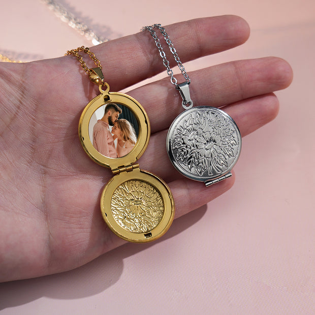 10pcs Brass Heart Round Oval Book Photo Locket Retro Locket Pendant Blanks
