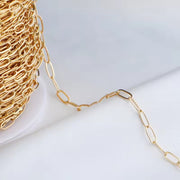 Bulksale 330ft Stainless Steel Rectangle Link Paperclip Chain Jewelry Handmade Chains