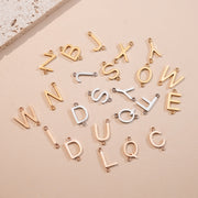 26pcs One Set A-Z letters 8.5mm Mini Initial Connector With Jump Rings