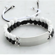 5pcs Agate Beads Adjustable Bracelet Blanks