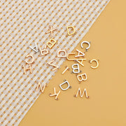 26pcs One Set A-Z letters 8.5mm Mini Initial Connector With Jump Rings