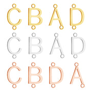 26pcs One Set A-Z letters 8.5mm Mini Initial Connector With Jump Rings
