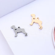 20pcs Stainless Steel Cut Out Pet Tag Hollow Dog Cat Pendant Blanks