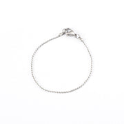 10pcs/lot Stainless Steel 1mm Ball Bracelet 14cm Beaded Ankle Chain