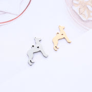 20pcs Stainless Steel Cut Out Pet Tag Hollow Dog Cat Pendant Blanks