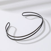 5pcs New Adjustable Open Wire Bracelet Cuff