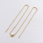 10pcs/lot Stainless Steel 2mm/1.5mm O Chain Necklace With Two Jump Rings
