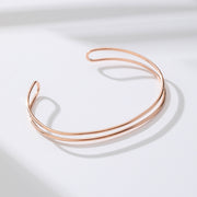 5pcs New Adjustable Open Wire Bracelet Cuff