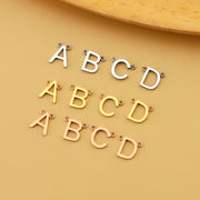 26pcs One Set A-Z letters 8.5mm Mini Initial Connector With Jump Rings