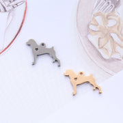 20pcs Stainless Steel Cut Out Pet Tag Hollow Dog Cat Pendant Blanks