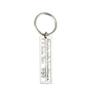 2 Sets Couples Gift Drive Safe Handsome I Love You Keychains