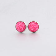 20pairs(40pcs) Stainless Steel Mini  Round Earrings Pins