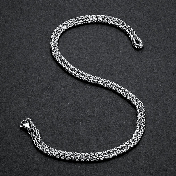 10pcs Stainless steel Keel Chain Lantern Necklace With Lobster Clasp