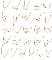 26pcs 28x37mm One set A-Z letter two holes big initial charm