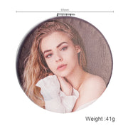Personalized Photo Logo Compact Mirror Favors Makeup Folding Mirror Gift