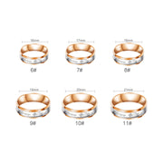 Stainess Steel Forever Love Couple Ring(2 Rings)