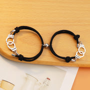 Matching Bracelet Custom couple magnetic Cuff bracelet(2 bracelets)