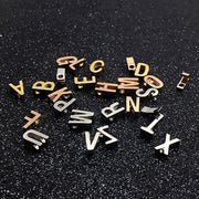 26pcs 8x3mm  A-Z letter one set mini initial jewelry beads