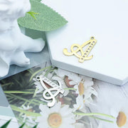10pcs 25X20mm Gothic letter with cyrstal stone