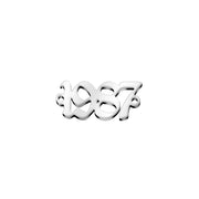 20pcs 20X10mm stainless steel  number 1987 jewelry connector number charms blanks