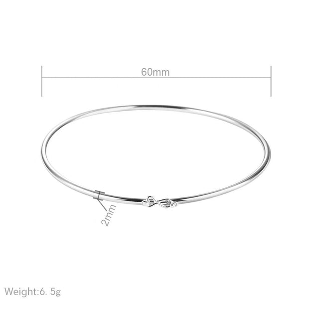 5pcs Brass Butterfly Clip Wire Bracelet bangle