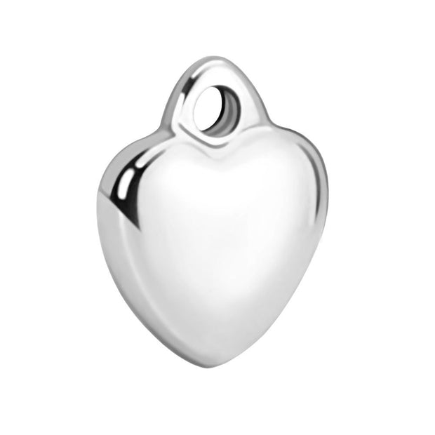 50pcs Customized business logo mini 3D heart charms