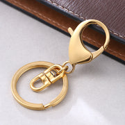 Stainless Steel keychain Car key Couple keyring with lobster clasp