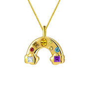 Gold Plated Over Brass Butterfly Car Cross Love Necklace Pendants