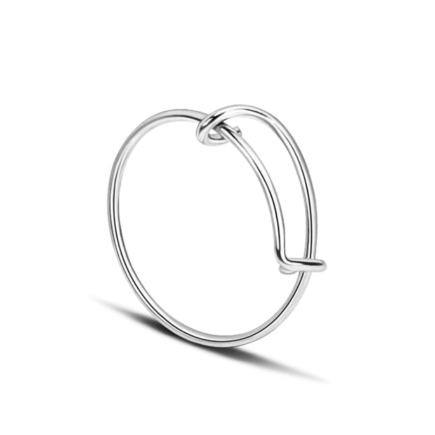 20pcs stainless steel  adjustable basic wired ring