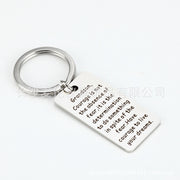10 PCS-Grandson, courage is not the absence of fear...engraved inspirational tag-20X40mm