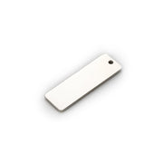 30pcs Customized logo rectangle tag  pendant connector