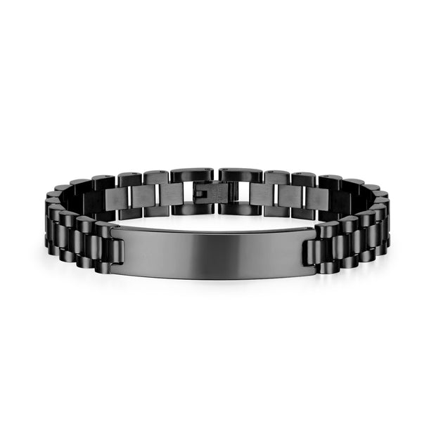 Engraved Stainless Steel Band Bracelets Bangles Blanks