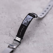 1 pair (2 bracelets) Stainless Steel Couples Bracelets Adjustable Band Bangles Blanks