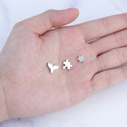 20pcs Stainless steel mini bracelet beads blanks horseshoe/mermaid/cactus/note/feet/star/crown  beads