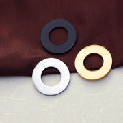 20pcs 30mm stainless steelcircular hoop shaped pendant blanks