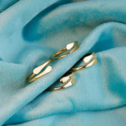10pcs Smooth Brass Stacking Rings Adjustable Brass Rings Blanks