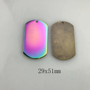 20pcs High Polished Stainless steel  dog tag blanks