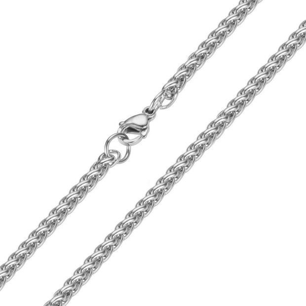 10pcs Stainless steel Keel Chain Necklace With Lobster Clasp