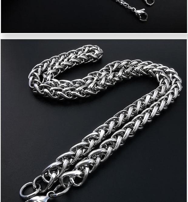 10pcs Stainless steel Keel Chain Lantern Necklace With Lobster Clasp