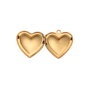 10pcs Stainless Steel Heart Photo Locket Memorial Locket Jewelry pendant blanks