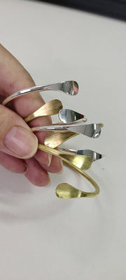 20 pcs Baby size blank Brass Boho Stacking Bracelets Adjustable Open Cuff  Bangle