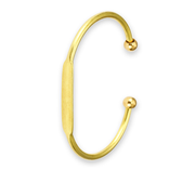40pcs Brass open basic cuff bracelet findings