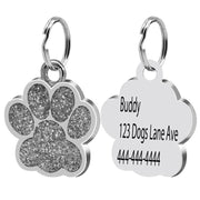 Petlover gift Custom Dog Name Logo Tag Engraved Dog Cat ID Enamel Tag